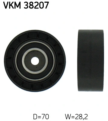 Diržo įtempiklio skriemulys SKF VKM 38207
