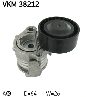 Diržo įtempiklio skriemulys SKF VKM 38212
