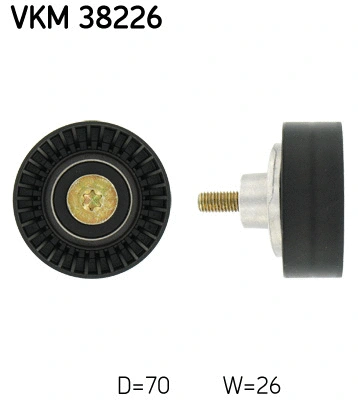 Diržo įtempiklio skriemulys SKF VKM 38226