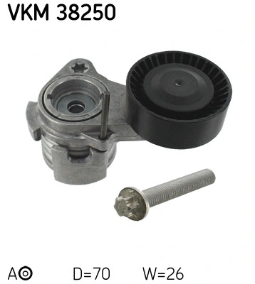 Diržo įtempiklio skriemulys SKF VKM 38250