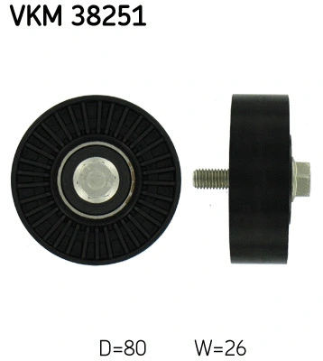 Diržo įtempiklio skriemulys SKF VKM 38251