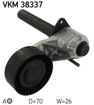 Diržo įtempiklio skriemulys SKF VKM 38337