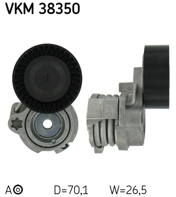 Diržo įtempiklio skriemulys SKF VKM 38350
