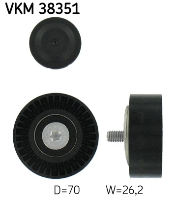 Diržo įtempiklio skriemulys SKF VKM 38351