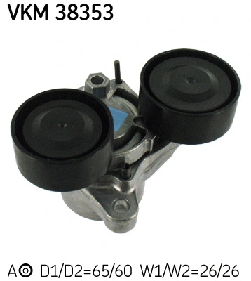 Diržo įtempiklio skriemulys SKF VKM 38353