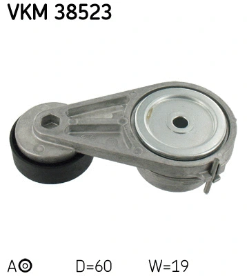 Diržo įtempiklio skriemulys SKF VKM 38523