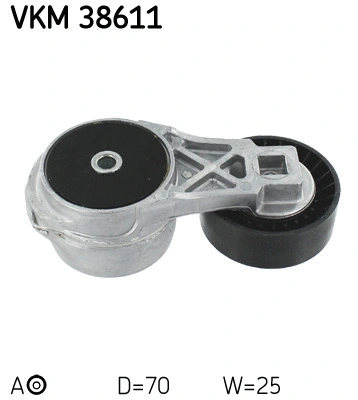 Diržo įtempiklio skriemulys SKF VKM 38611