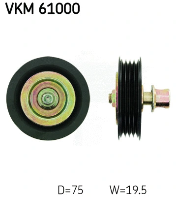 Diržo įtempiklio skriemulys SKF VKM 61000