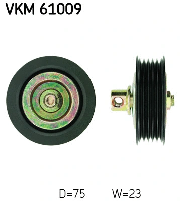 Diržo įtempiklio skriemulys SKF VKM 61009
