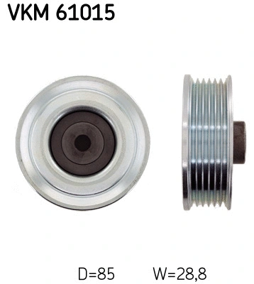 Diržo įtempiklio skriemulys SKF VKM 61015