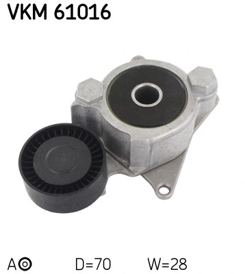 Diržo įtempiklio skriemulys SKF VKM 61016