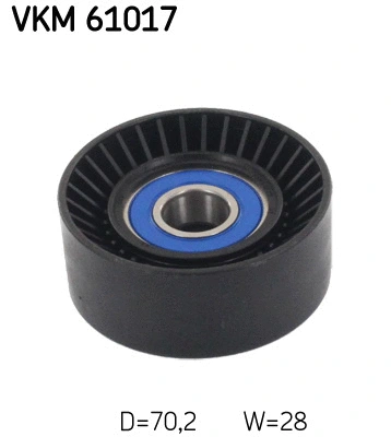 Diržo įtempiklio skriemulys SKF VKM 61017