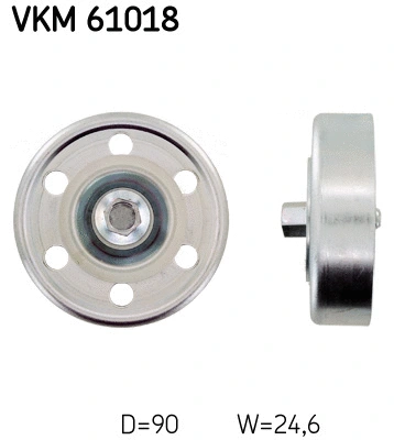 Diržo įtempiklio skriemulys SKF VKM 61018