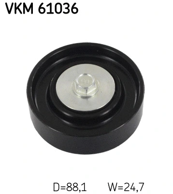 Diržo įtempiklio skriemulys SKF VKM 61036