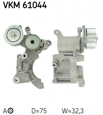 Diržo įtempiklio skriemulys SKF VKM 61044