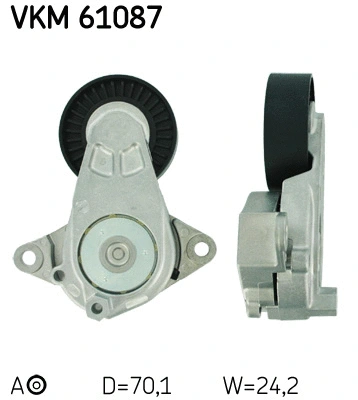 Diržo įtempiklio skriemulys SKF VKM 61087