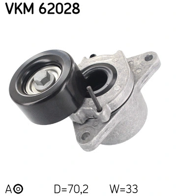 Diržo įtempiklio skriemulys SKF VKM 62028
