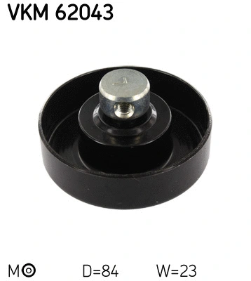Diržo įtempiklio skriemulys SKF VKM 62043