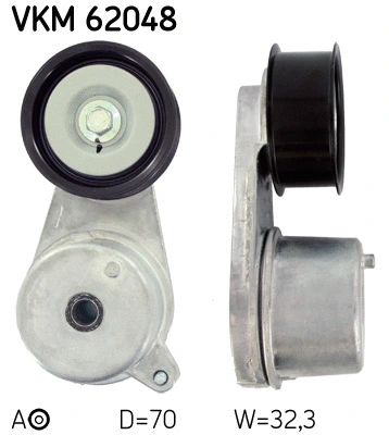 Diržo įtempiklio skriemulys SKF VKM 62048