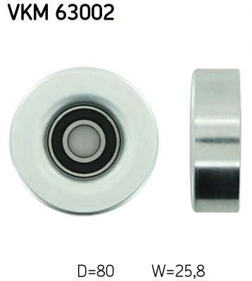 Diržo įtempiklio skriemulys SKF VKM 63002