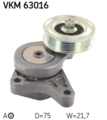 Diržo įtempiklio skriemulys SKF VKM 63016