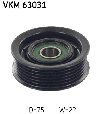 Diržo įtempiklio skriemulys SKF VKM 63031