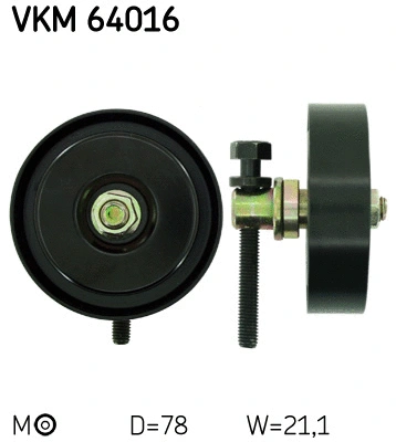 Diržo įtempiklio skriemulys SKF VKM 64016