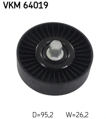 Diržo įtempiklio skriemulys SKF VKM 64019