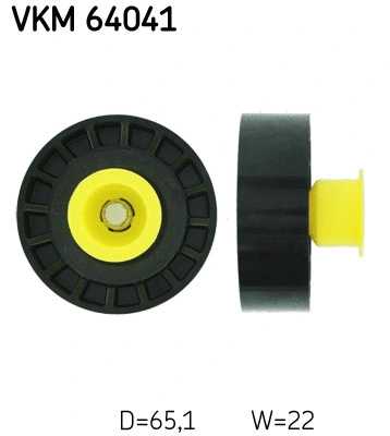Diržo įtempiklio skriemulys SKF VKM 64041