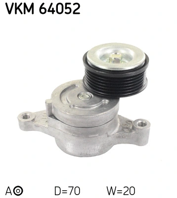 Diržo įtempiklio skriemulys SKF VKM 64052