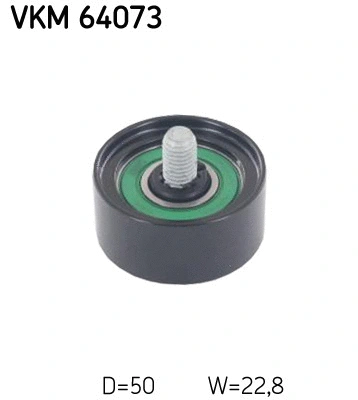 Diržo įtempiklio skriemulys SKF VKM 64073