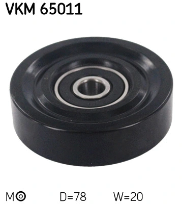 Diržo įtempiklio skriemulys SKF VKM 65011