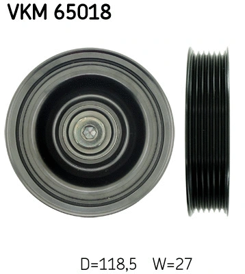 Diržo įtempiklio skriemulys SKF VKM 65018