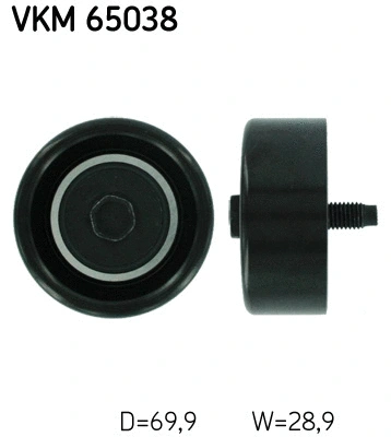 Diržo įtempiklio skriemulys SKF VKM 65038
