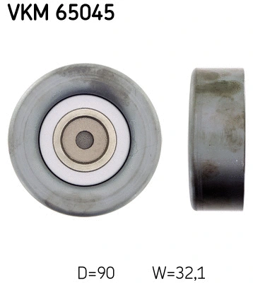 Diržo įtempiklio skriemulys SKF VKM 65045