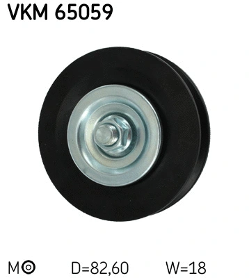 Diržo įtempiklio skriemulys SKF VKM 65059