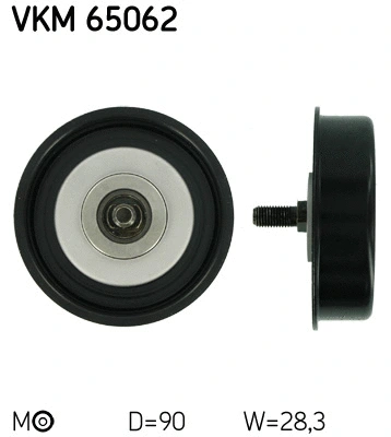 Diržo įtempiklio skriemulys SKF VKM 65062