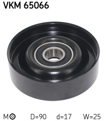 Diržo įtempiklio skriemulys SKF VKM 65066