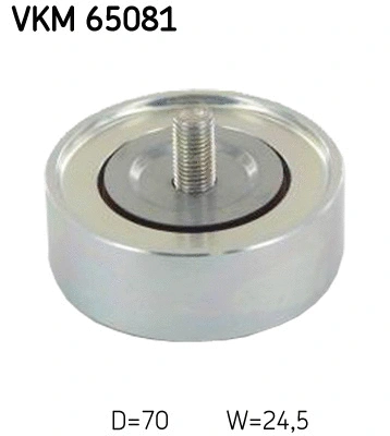 Diržo įtempiklio skriemulys SKF VKM 65081