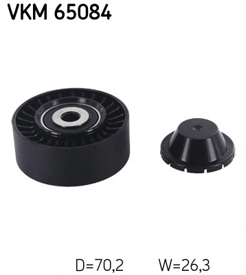 Diržo įtempiklio skriemulys SKF VKM 65084
