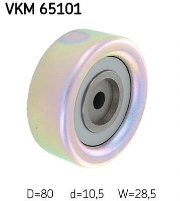 Diržo įtempiklio skriemulys SKF VKM 65101
