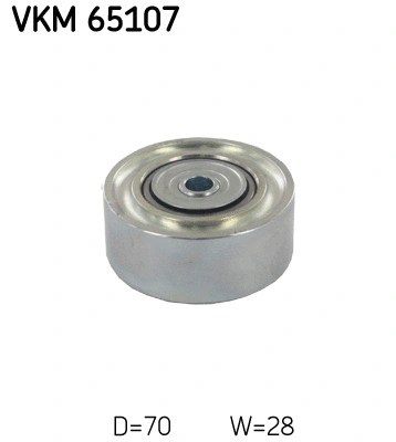 Diržo įtempiklio skriemulys SKF VKM 65107