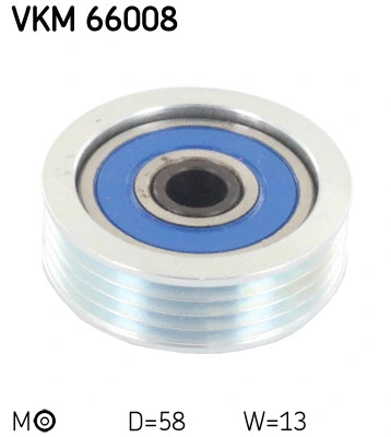 Diržo įtempiklio skriemulys SKF VKM 66008
