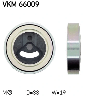Diržo įtempiklio skriemulys SKF VKM 66009