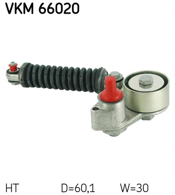 Diržo įtempiklio skriemulys SKF VKM 66020