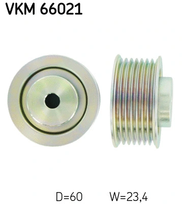 Diržo įtempiklio skriemulys SKF VKM 66021