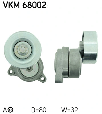 Diržo įtempiklio skriemulys SKF VKM 68002