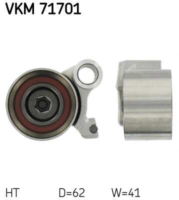 Paskirstymo diržo įtempiklio skriemulys SKF VKM 71701