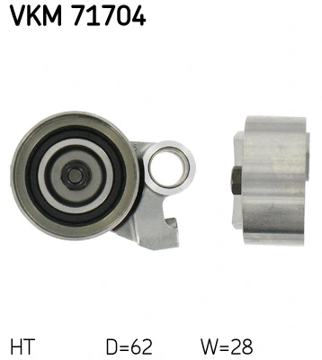 Paskirstymo diržo įtempiklio skriemulys SKF VKM 71704