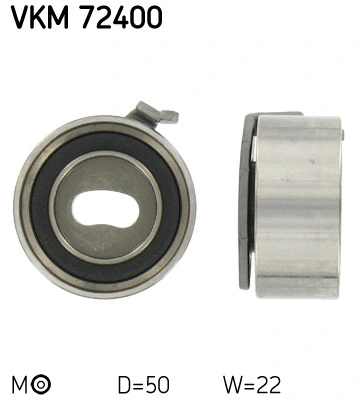 Paskirstymo diržo įtempiklio skriemulys SKF VKM 72400